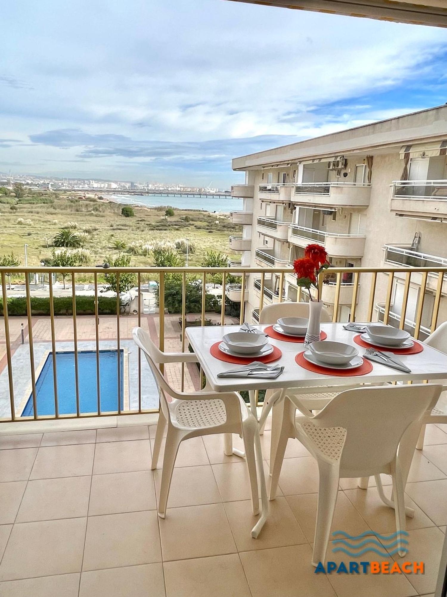 Апартаменти Apartbeach Adriatico 518 Vistas Playa Y Climatizado Ла-Пінеда Екстер'єр фото